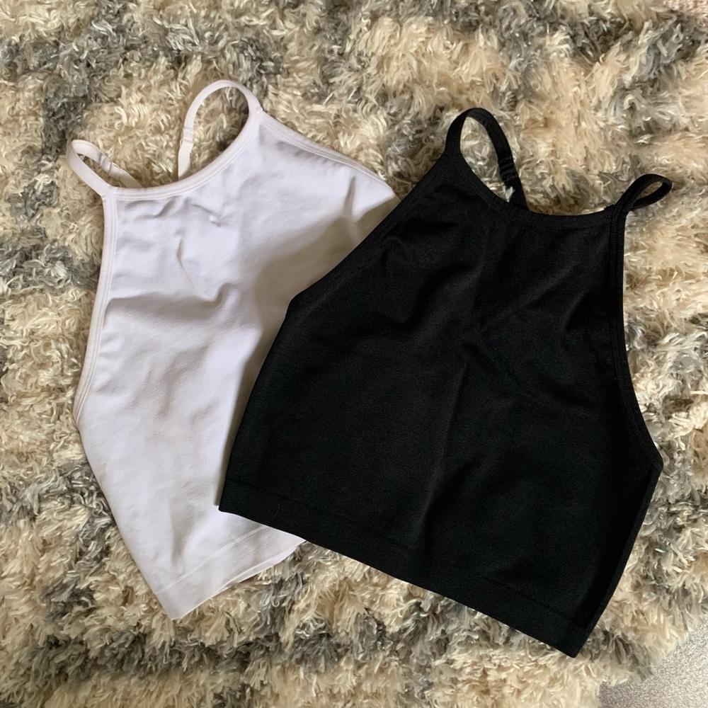 Forever 21 cropped workout tanks shirts bundle
